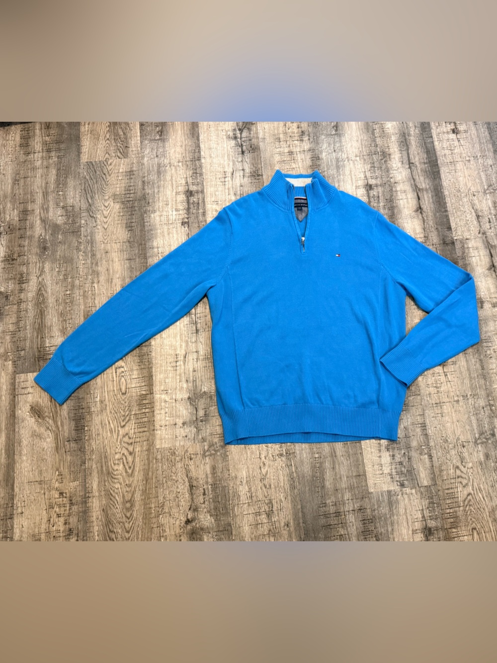 Tommy Hilfiger quarter-zip pullover sweater size XL